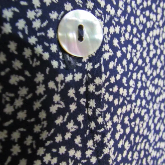 90s Floral Button Down Karen Kane Mini Dress Size 6 - Picture 4 of 7